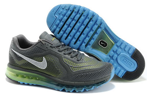 Nike Air Max 2014 Grey White Blue Green Factory Outlet